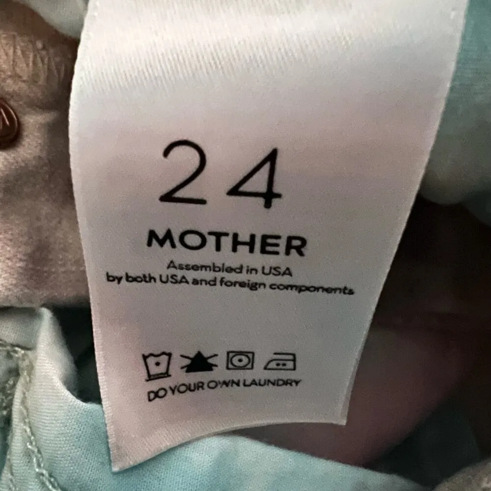 Mother Superior The Tripper Tye Dye Jeans 24 Women’s Swirling Secrets 1566 - Image 6