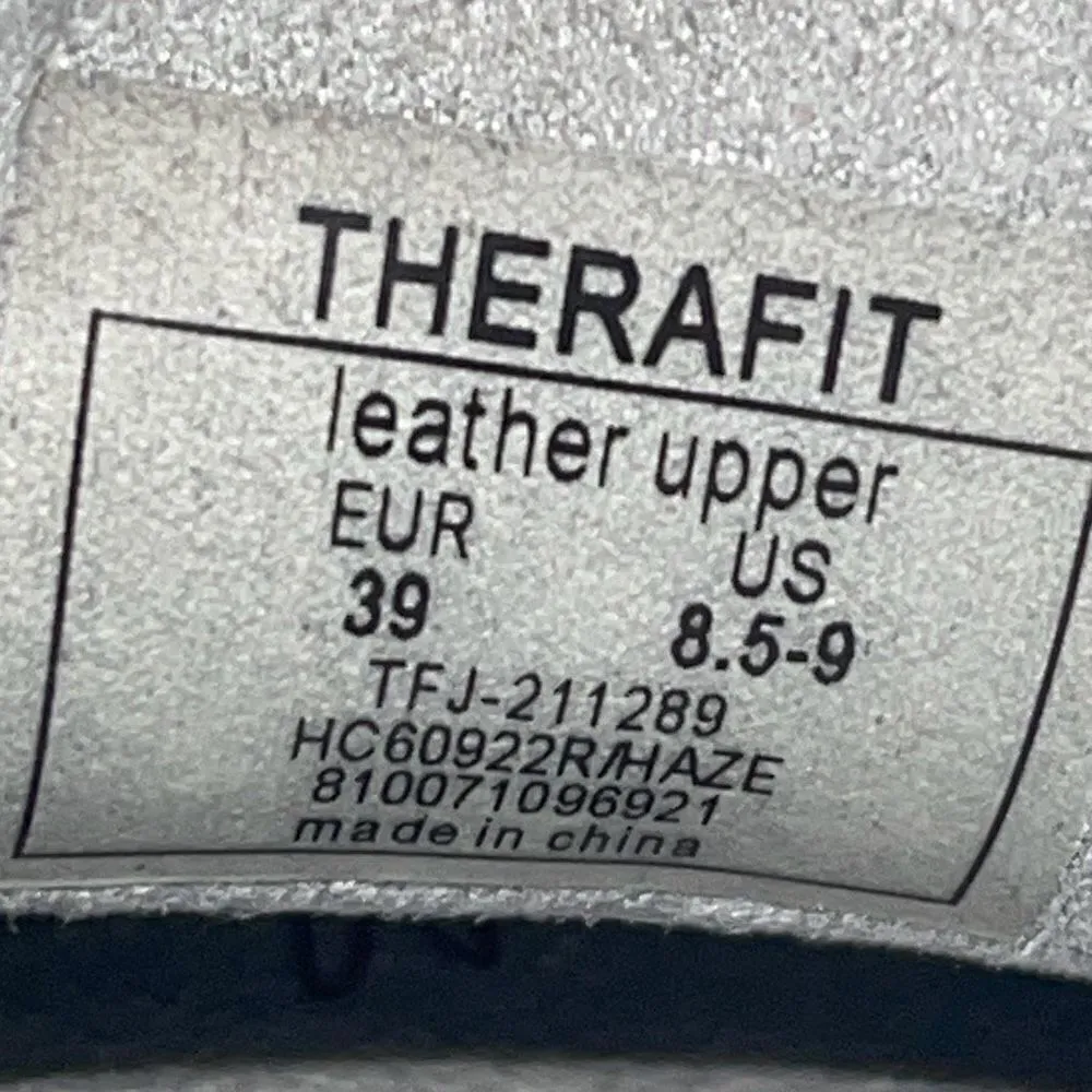 TheraFit Womens Floral Leather Slip Resistant Annie Slip - Image 14