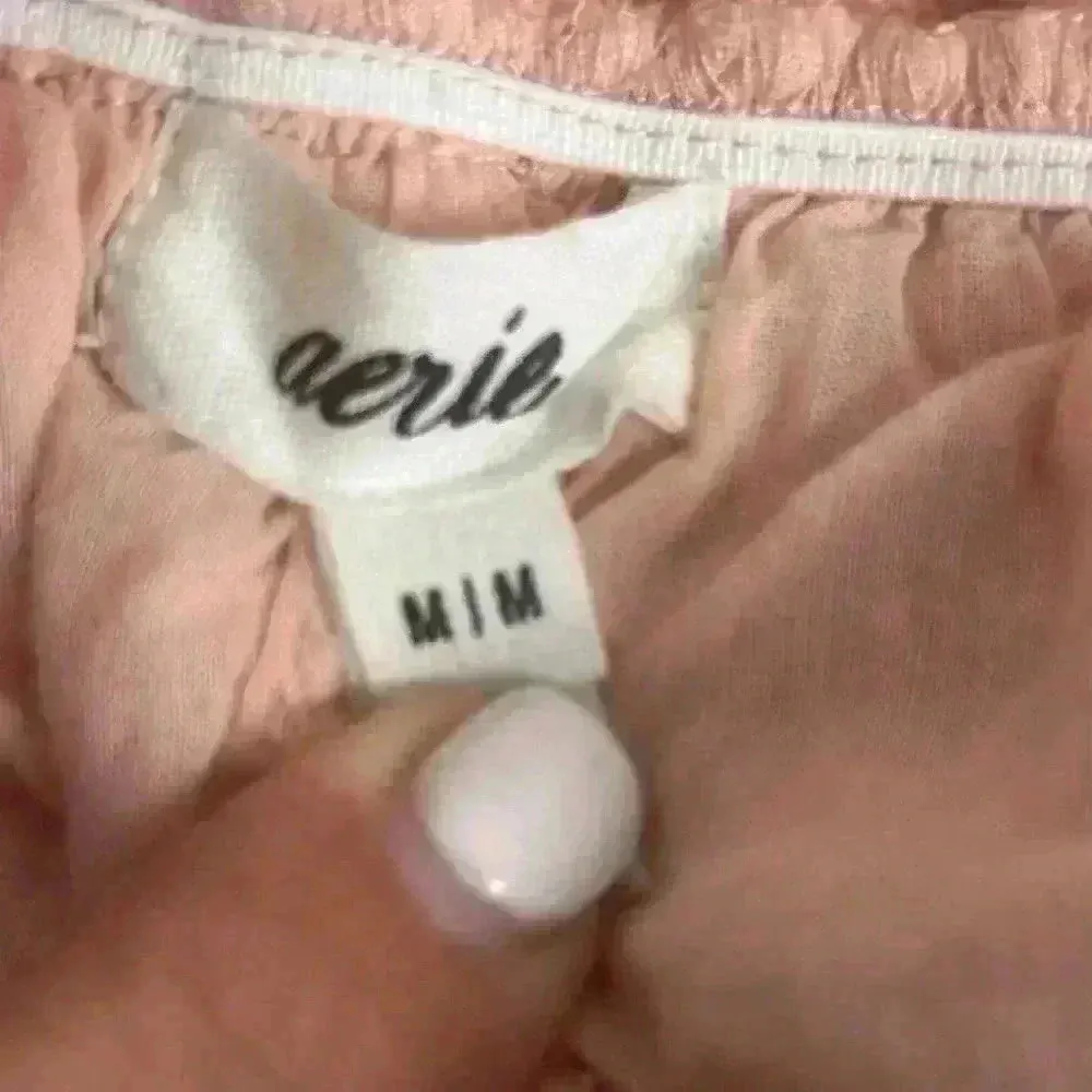 Aerie Women's M Light Pink Lace Ruffle Mini Skirt Summer Casual NWT - Image 3