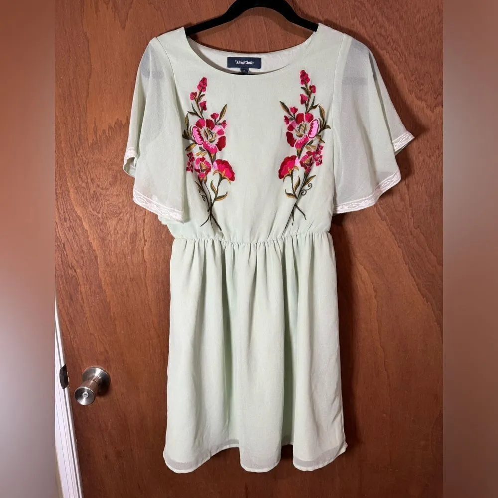 ModCloth‎ Mint Emulate Ethereal Dress Size S - Image 3