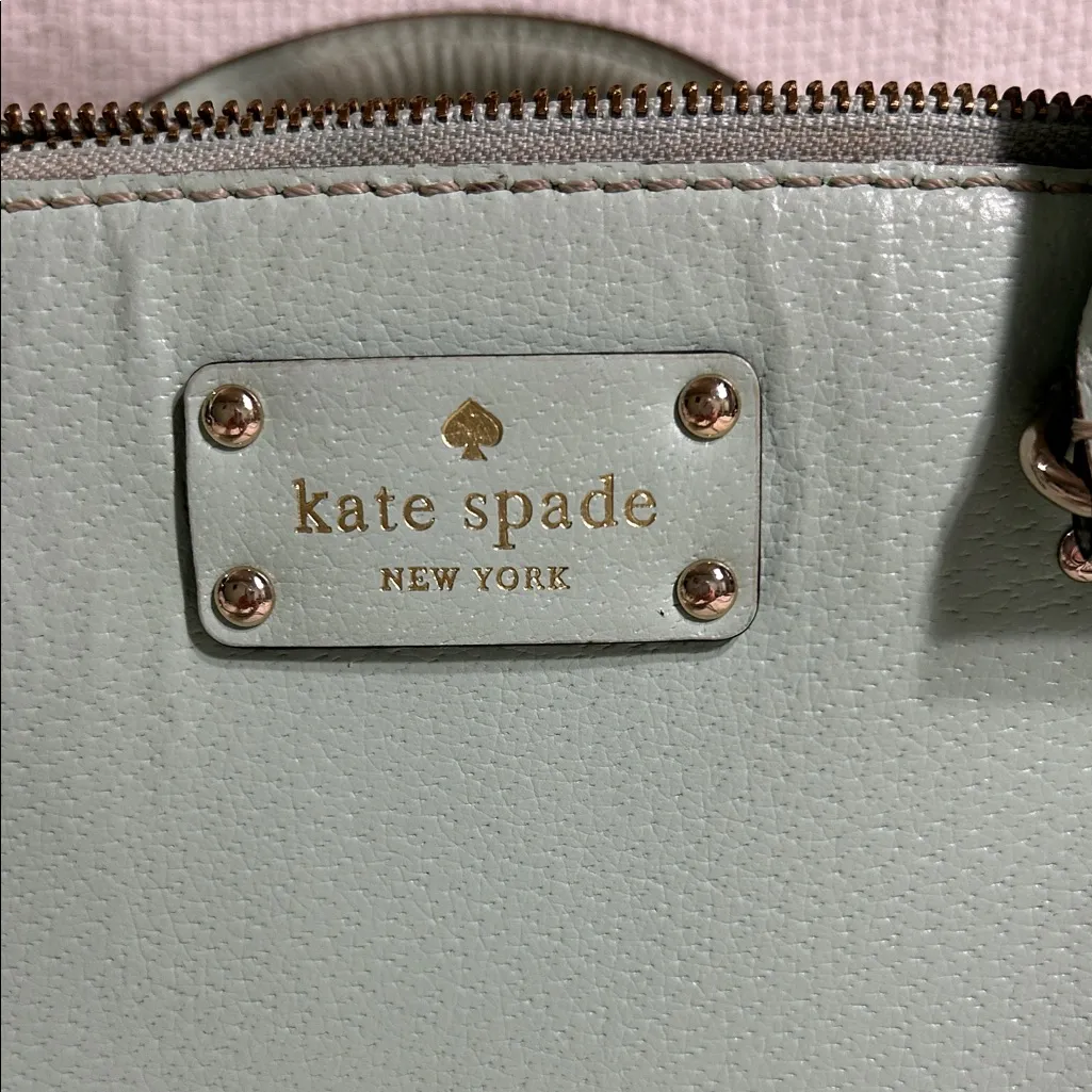 Kate Spade New York Mint Green Wellesley Rachelle Satchel With Crossbody Strap - Image 2