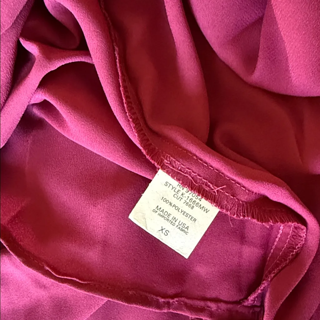 Krisa Magenta Halter Mini Dress NWT - Image 8