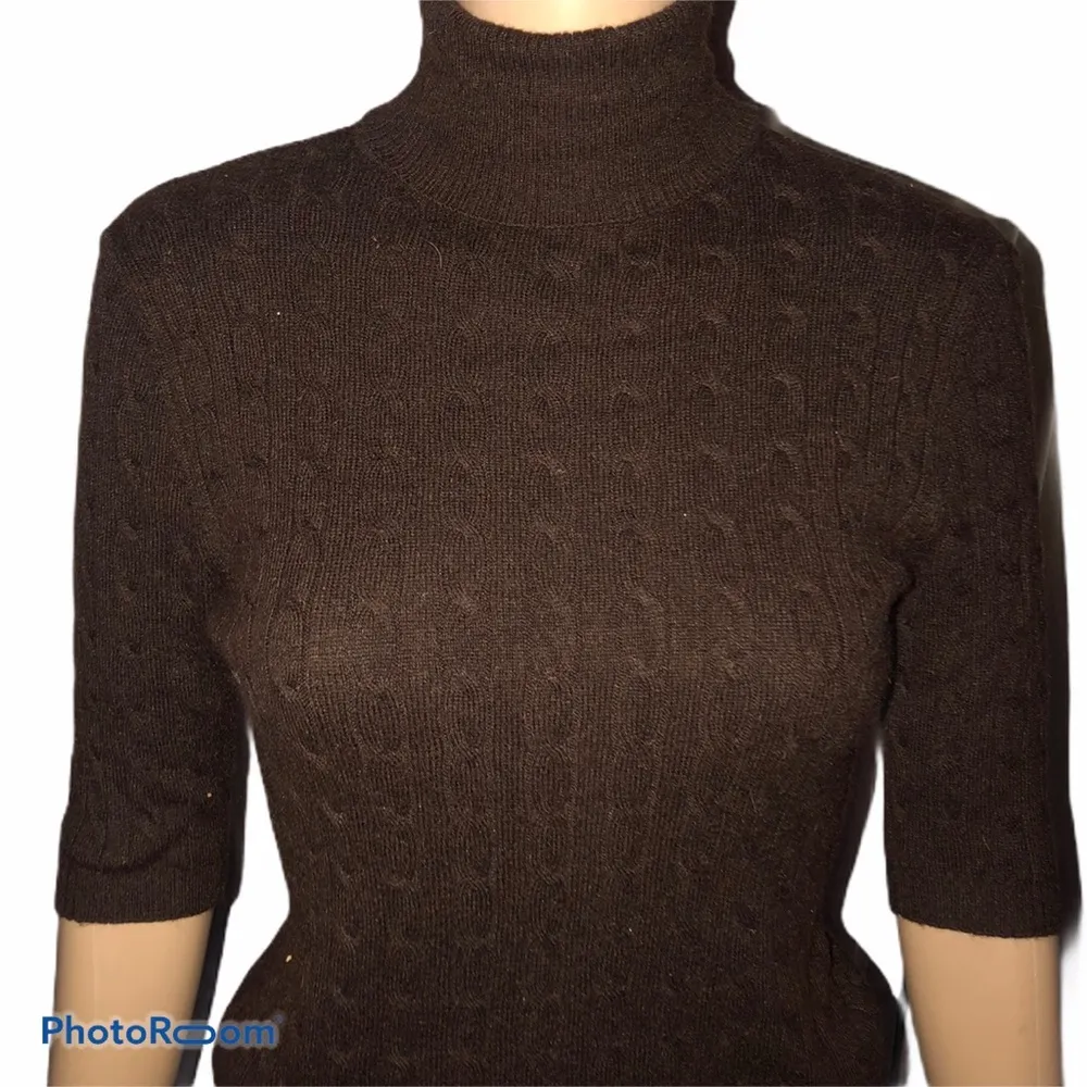 Moda  International silk/angora blend turtleneck - Image 2