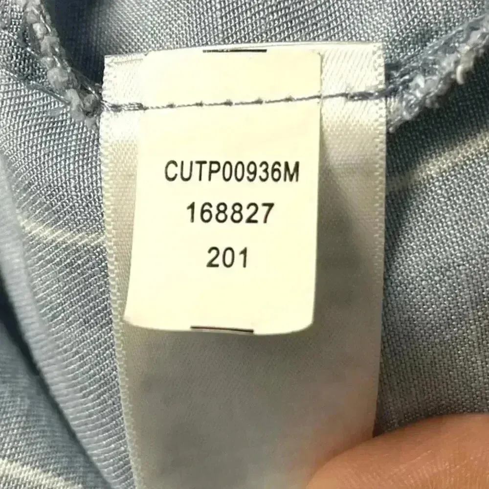 Cupio Ruffled Sleeveless Chambray Top XS‎ - Image 6