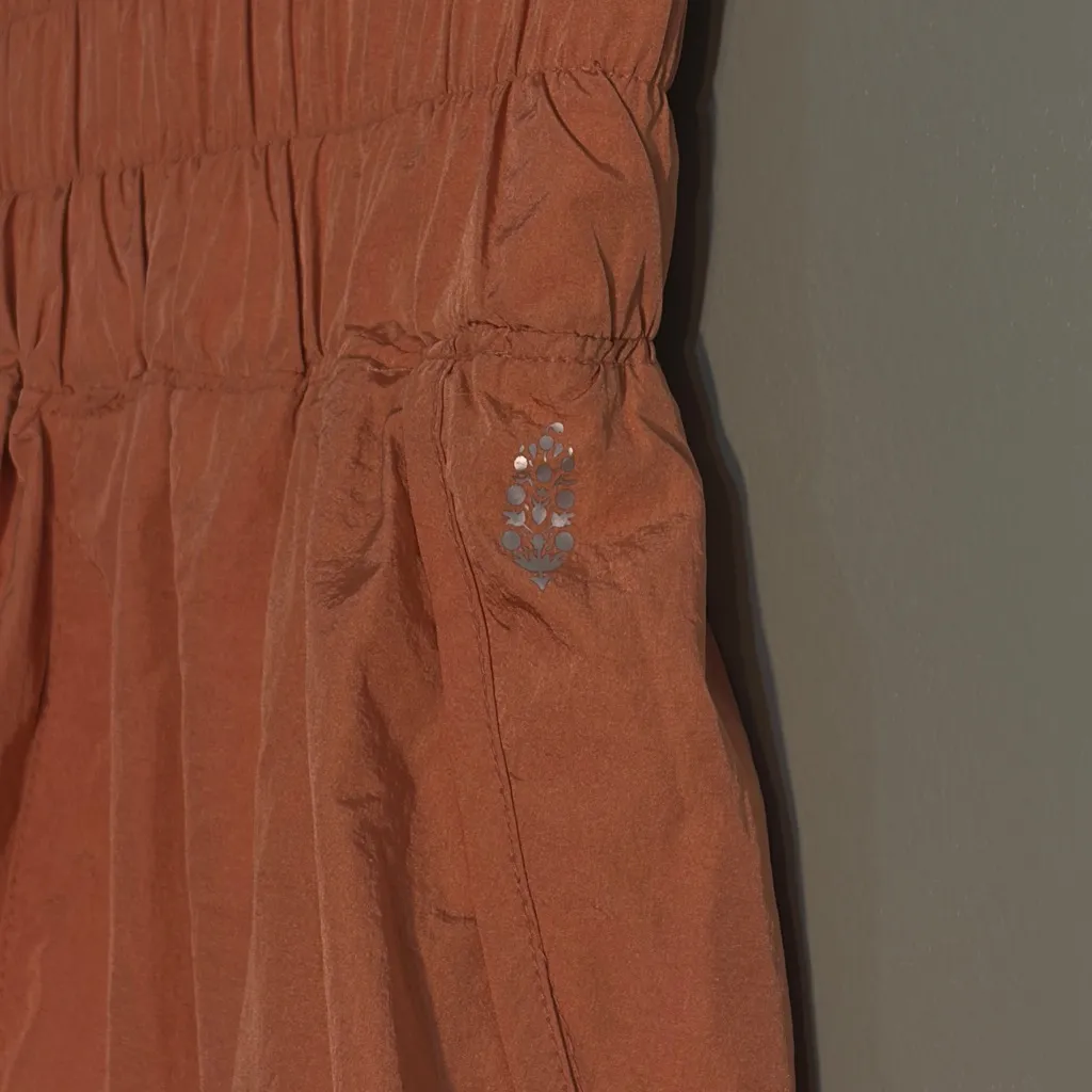 FP Movement Size Large Free People The Way Home Burnt Apricot High Waisted Short - Image 3