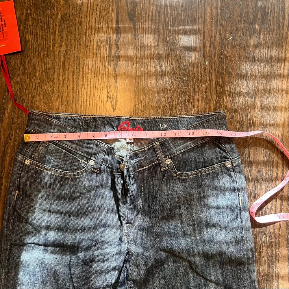 NWT Blue Cult Kate Dark Jeans Gray Size 28 - Image 4