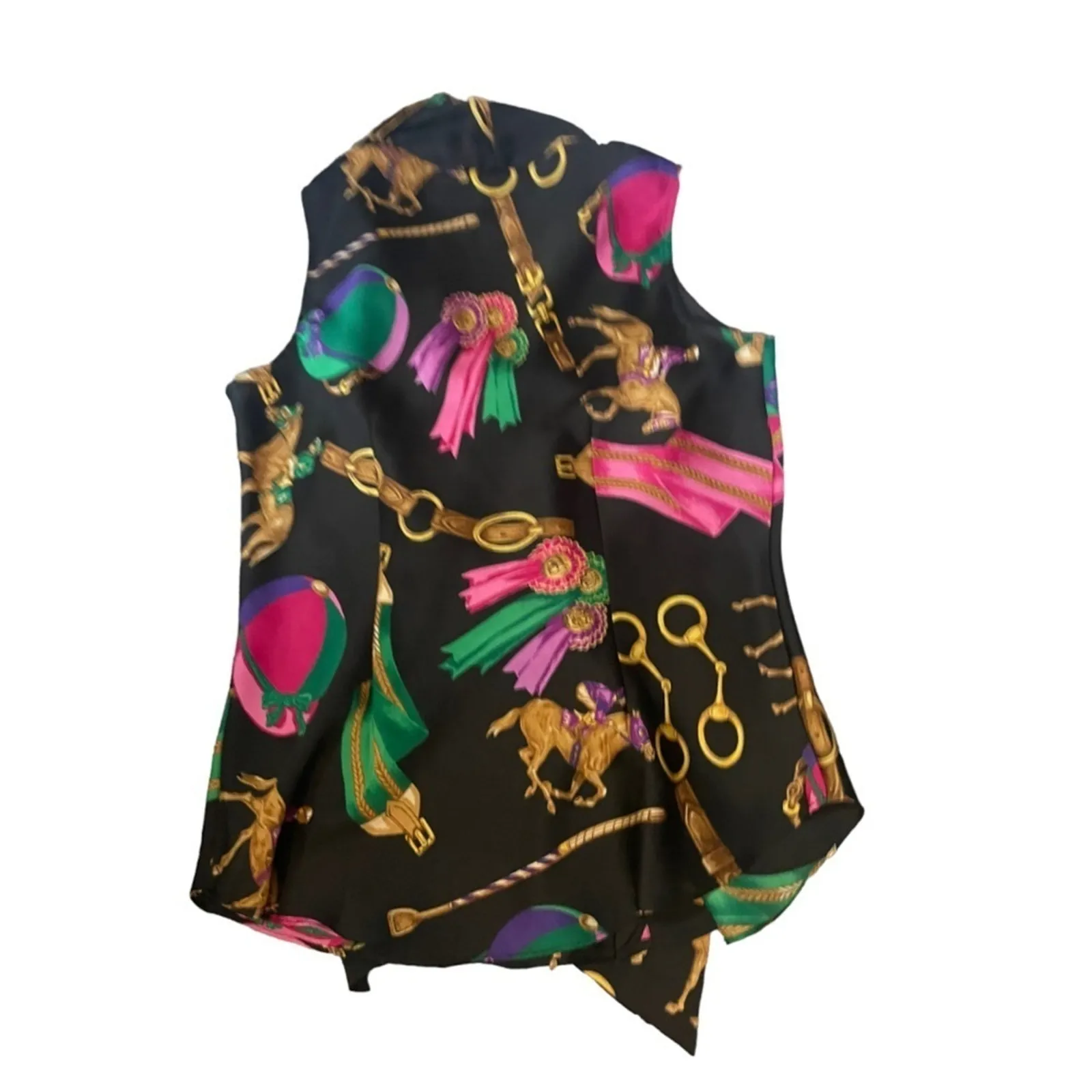 Lauren Ralph Lauren Vintage Derby Front Tie Button Down a - Image 3