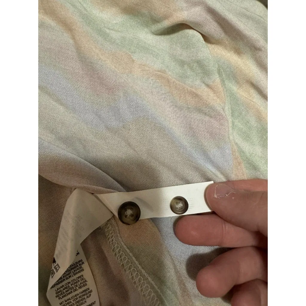 Asos Design Colorful Button Up Shirt Womens Sz 2XL To Fit‎ Chest Viscose Preppy - Image 6