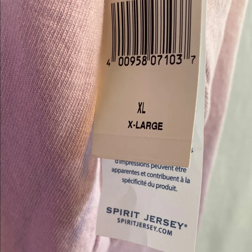 Disney women’s XL Pink and Purple spirit jersey ombré NWT - Image 7