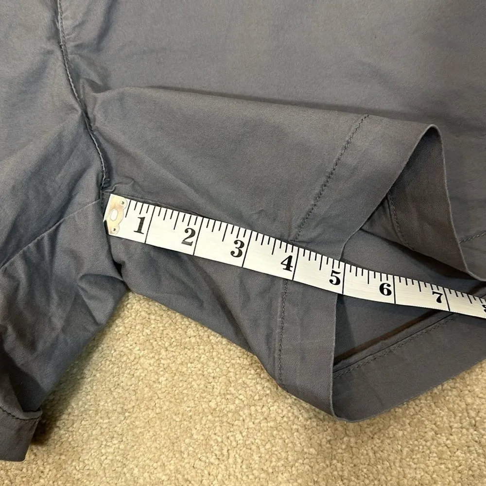 Old Navy Grey Everyday Short Summer Closet Staple Cotton Women Size 10 - Image 5