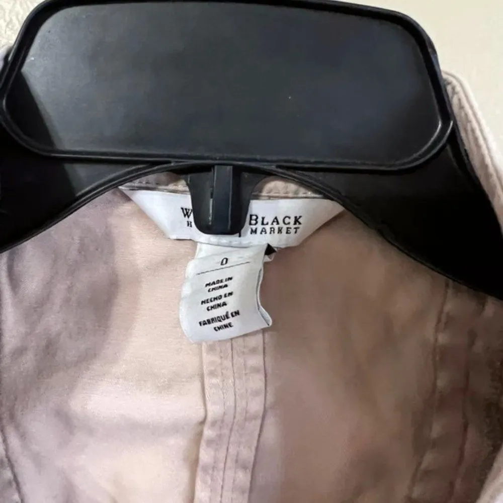 White House black market size 0 beige jacket - Image 4