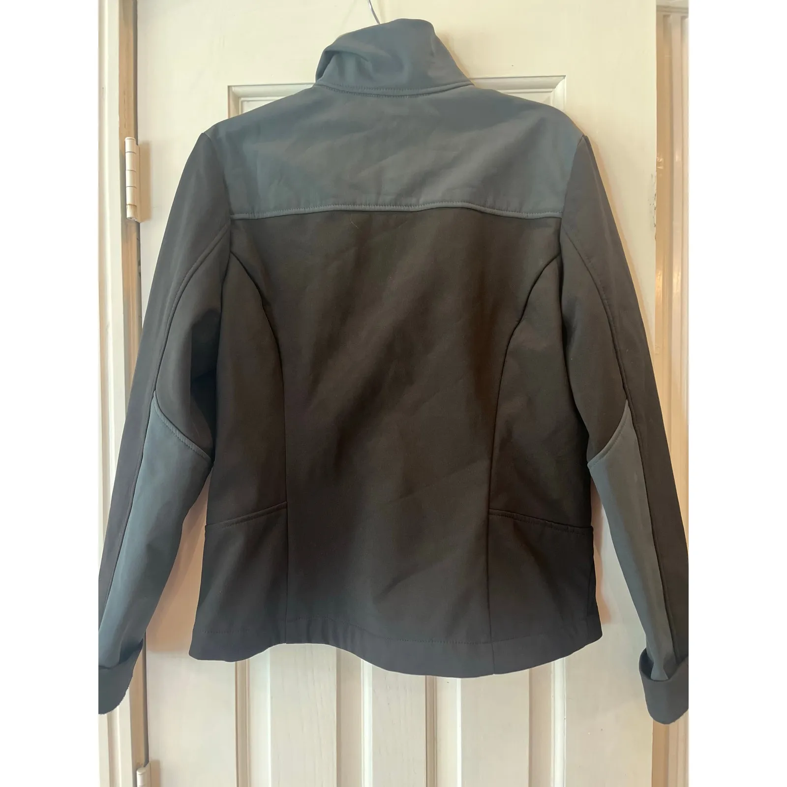 Cripple Creek Ranchwear Jacket Mens Large Black Softshell Zip Up Outdoor Coat - Image 3