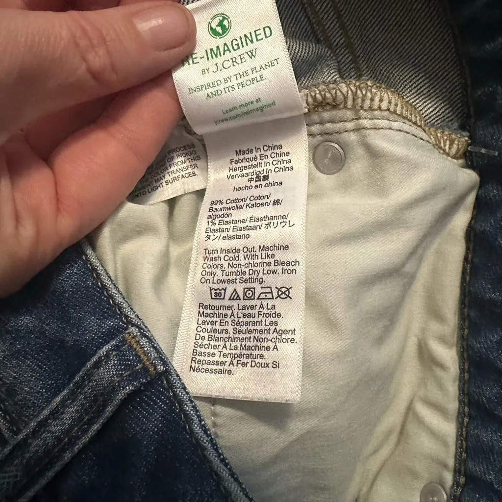 J. Crew Curvy slim-wide jean in 1996 semi-stretch size 28 - Image 6