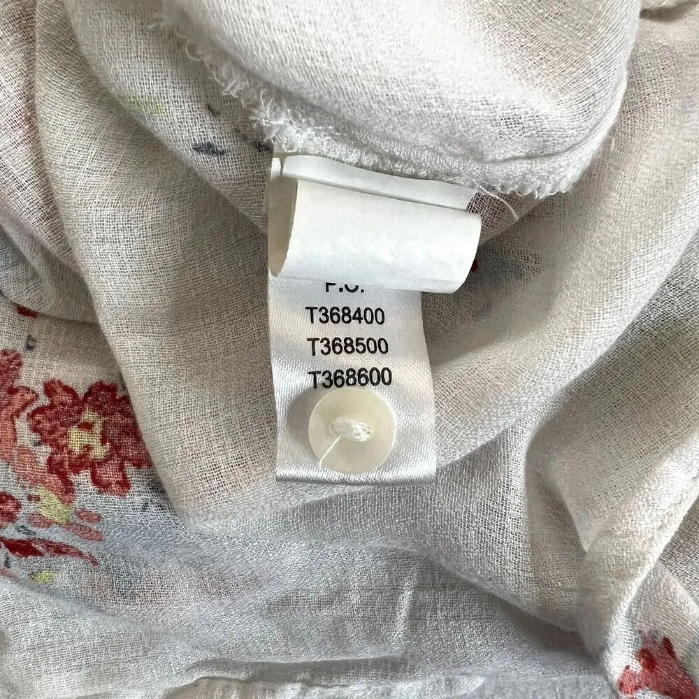 Lucky Brand Floral Peasant Blouse - Image 9