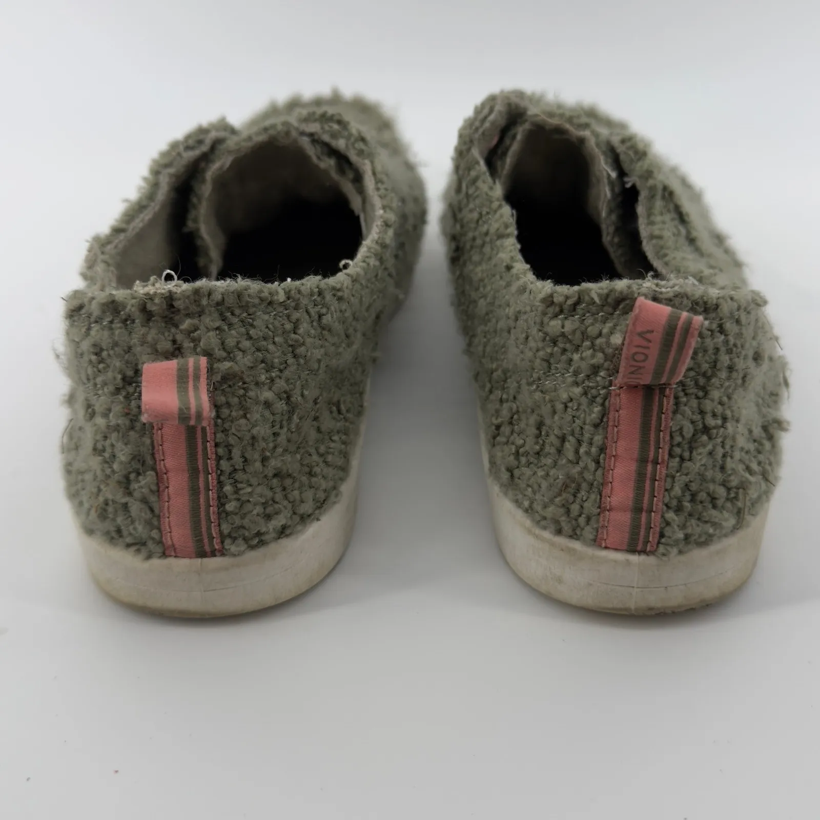 Vionic Beach Pismo Boucle Slip On Casual Sneaker Sage Green Women 7 Arch Support - Image 5