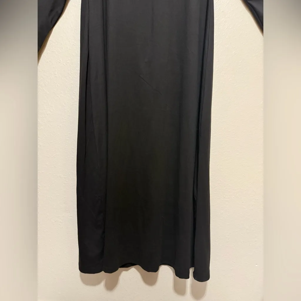 Casual Black Long Sleeve Dress Size 1X - Image 4