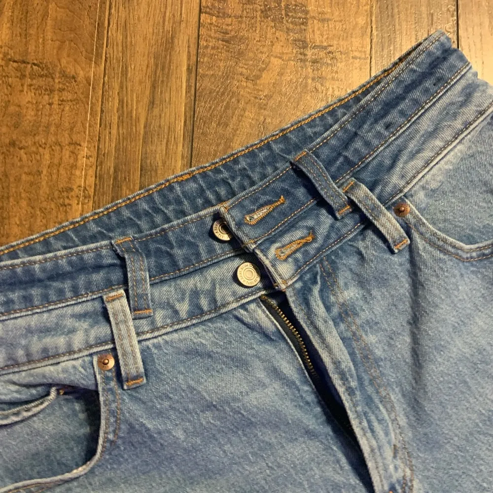 Light Blue Jeans High Rise 90s Relaxed Jean Abercrombie Double Waistband spring - Image 11