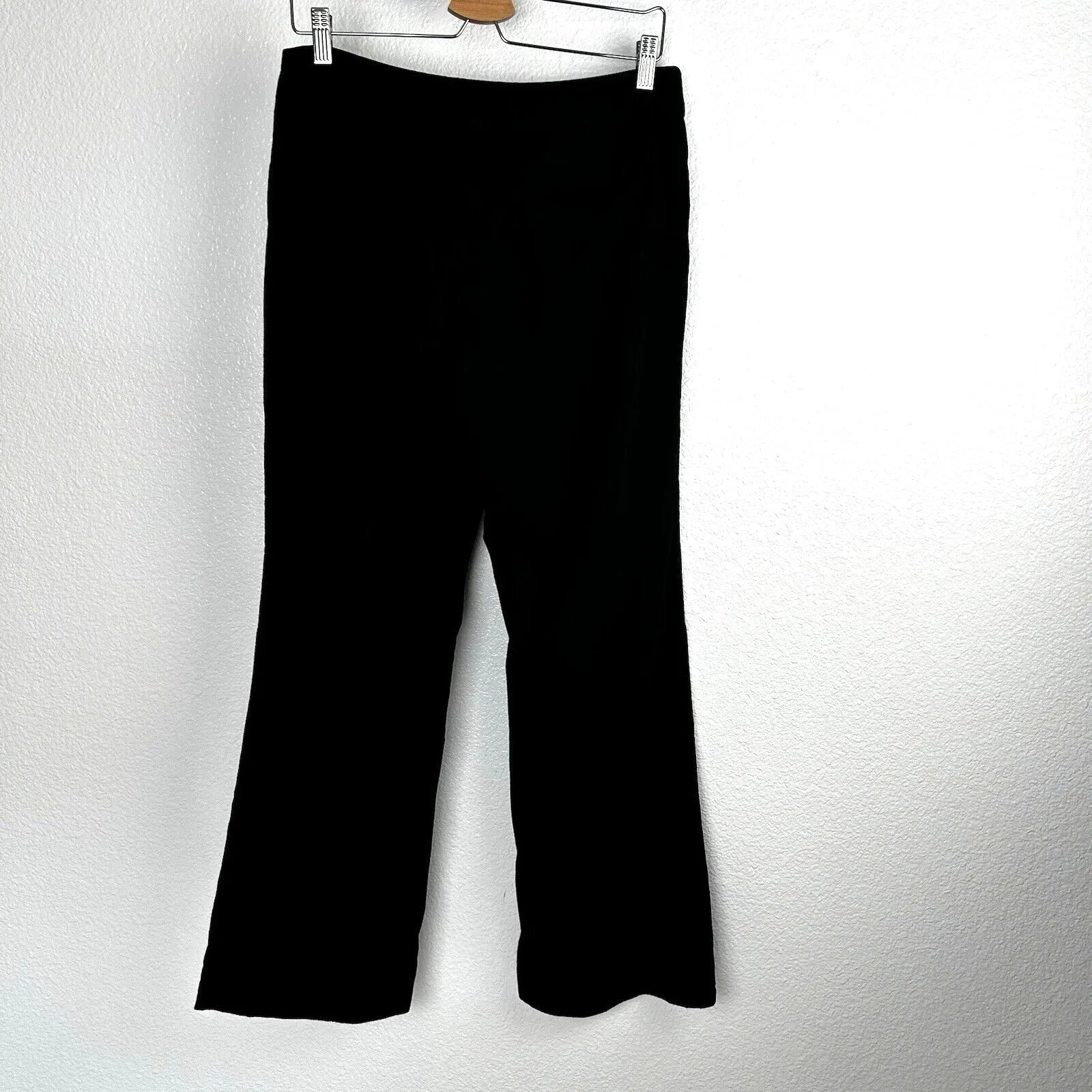 Banana Republic Women's Black Wool Pants Pockets Straight Leg Size 6 #357707 - Image 4