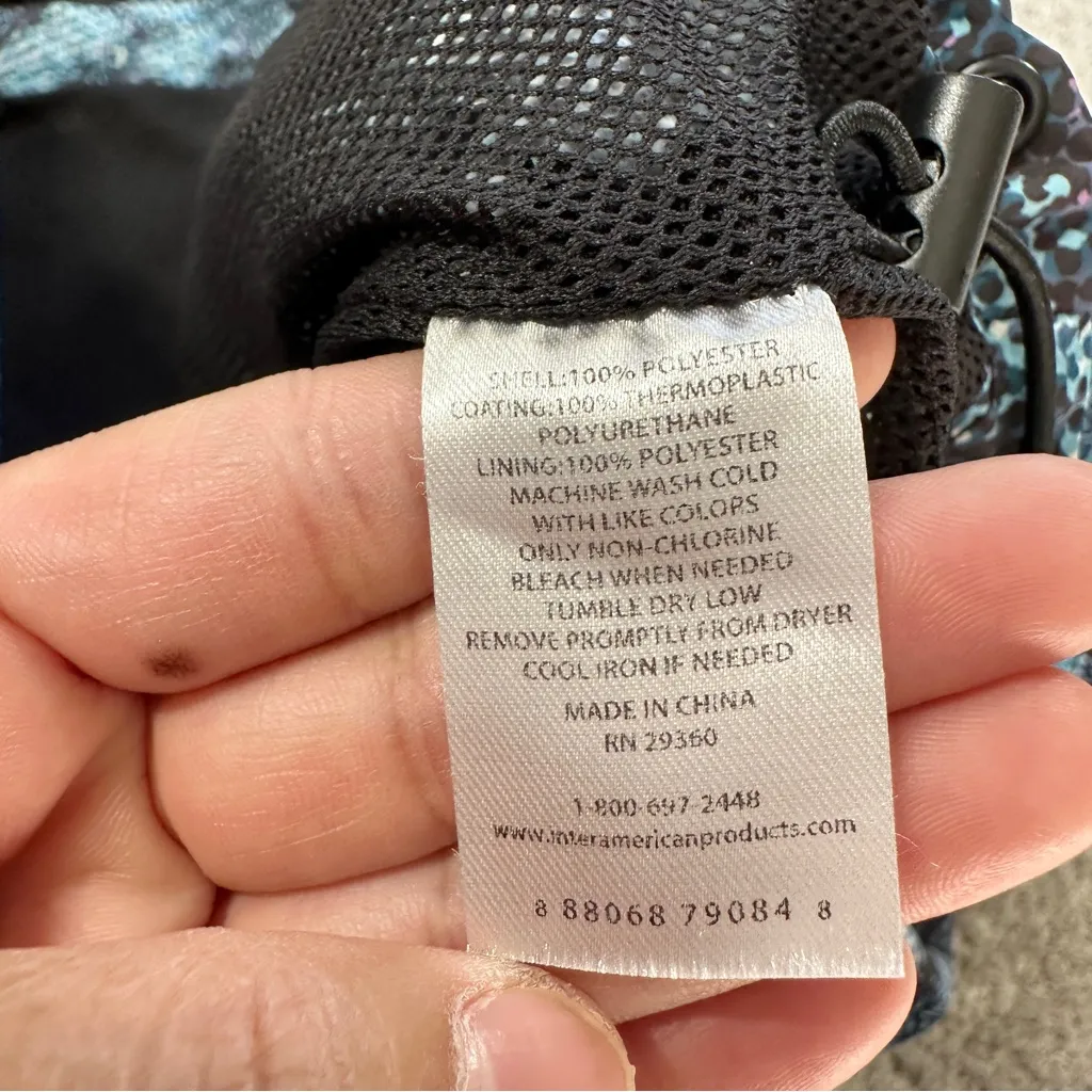 Tran3ctory Women’s Lightweight Full Zip Jacket Hooded Vented in Multicolor XXL Blue - Image 12