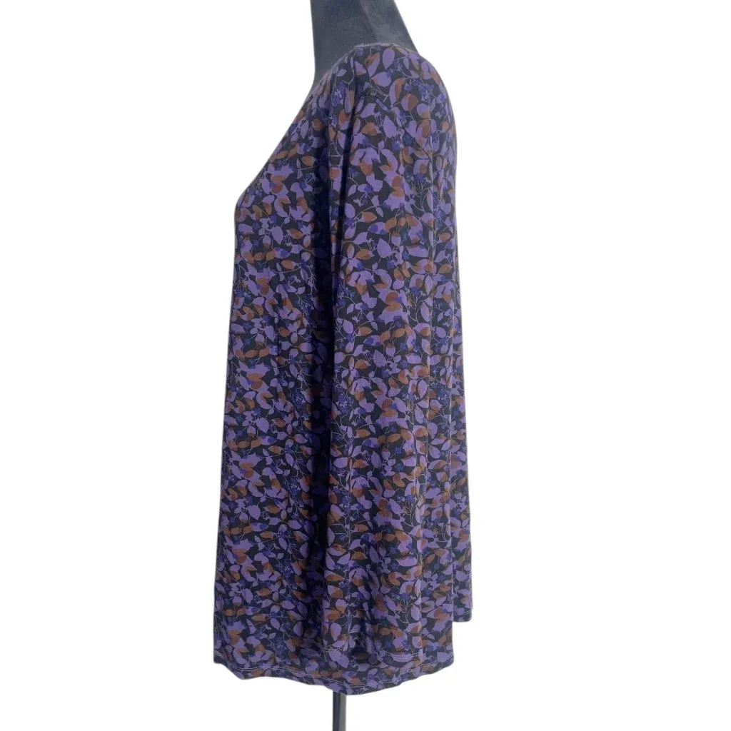 Cut Loose Size XL Top Blouse Long Sleeve Colorful Lagenlook Art to Wear - Image 4