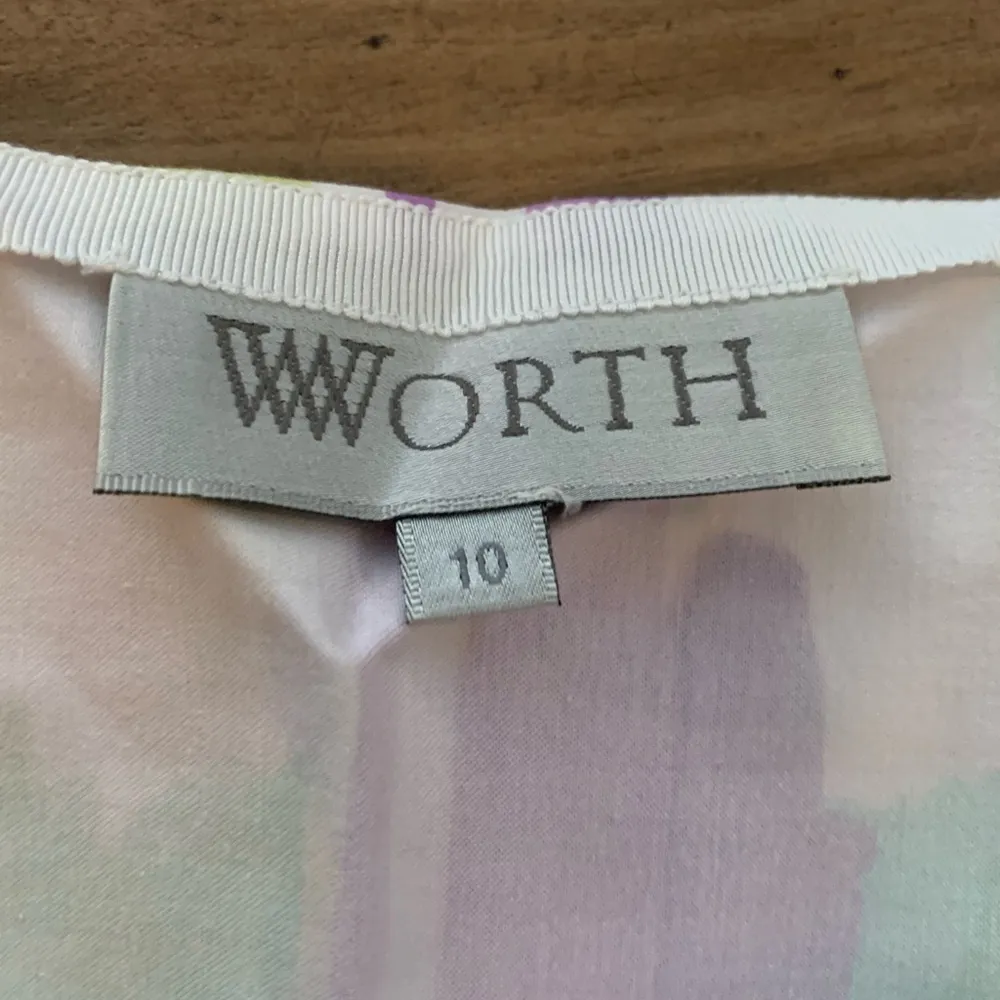 Worth Colorful Pencil Skirt Size 10 Cotton Blend - Image 5