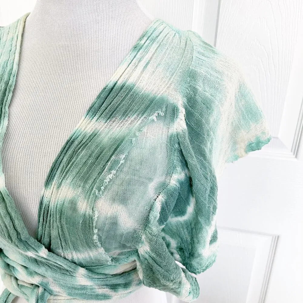 Jen's Pirate Booty Tie Dye Grenada Crop Top - Image 3