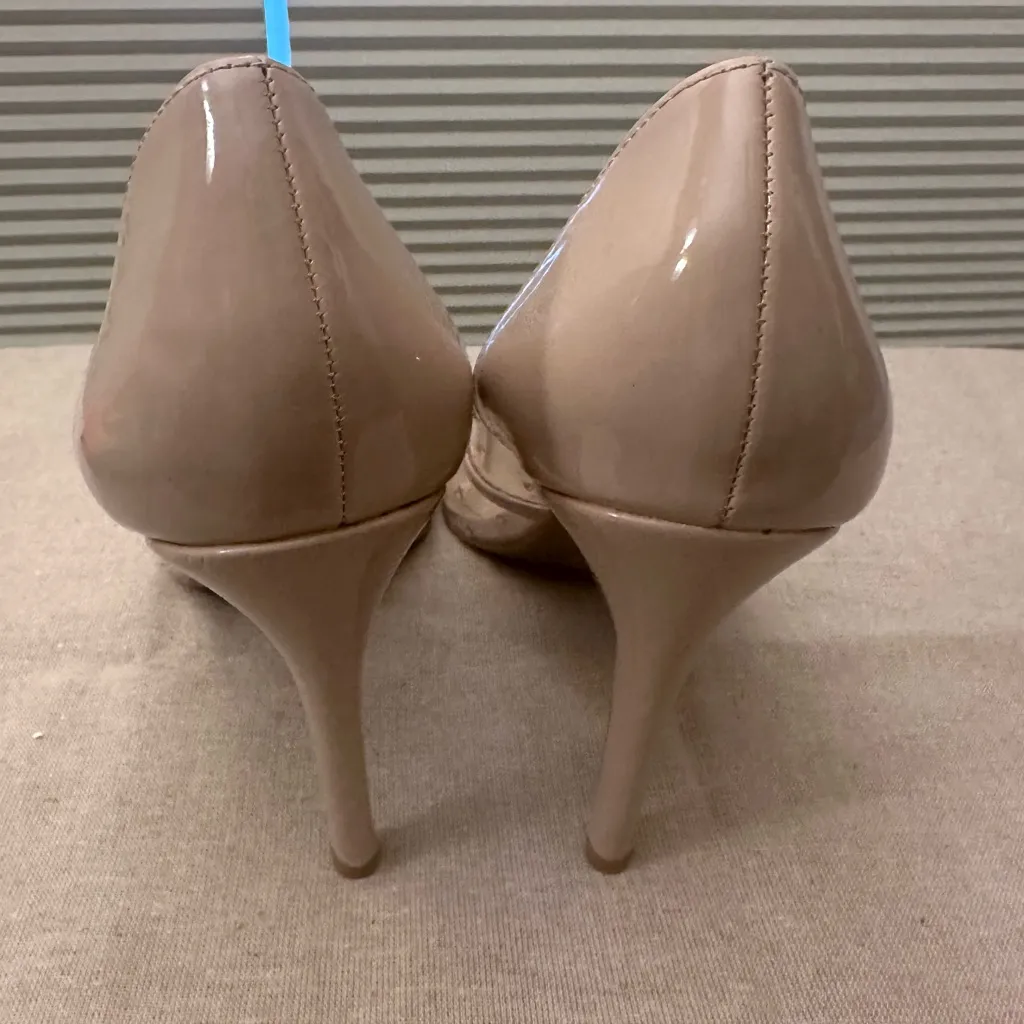 Thalia Sodi Tan and Clear Studded Heels - Image 3