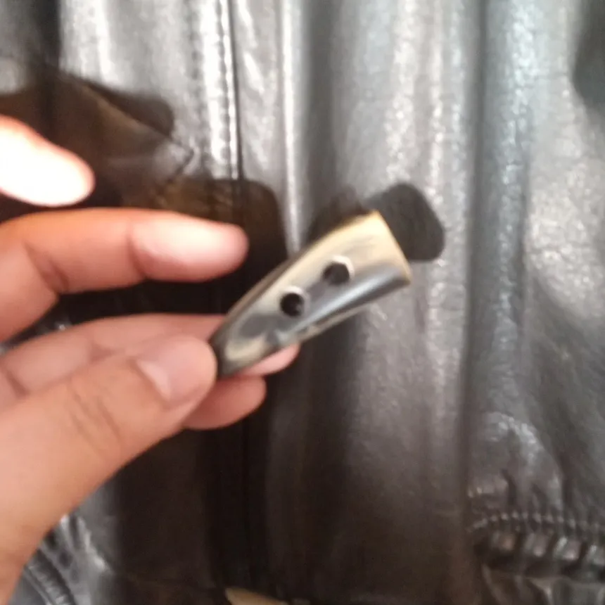 Wilson Leather Vintage Lined Hooded Full Zip Heavy Winter Womens Medium - Image 13