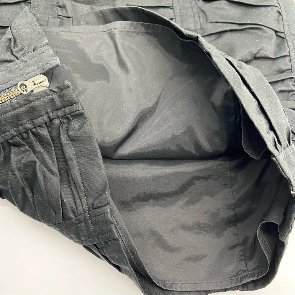 Nanette Lapore Ruched Pencil Skirt-Princess Seams Cotton Blend w/Stretch-Size 6 - Image 5