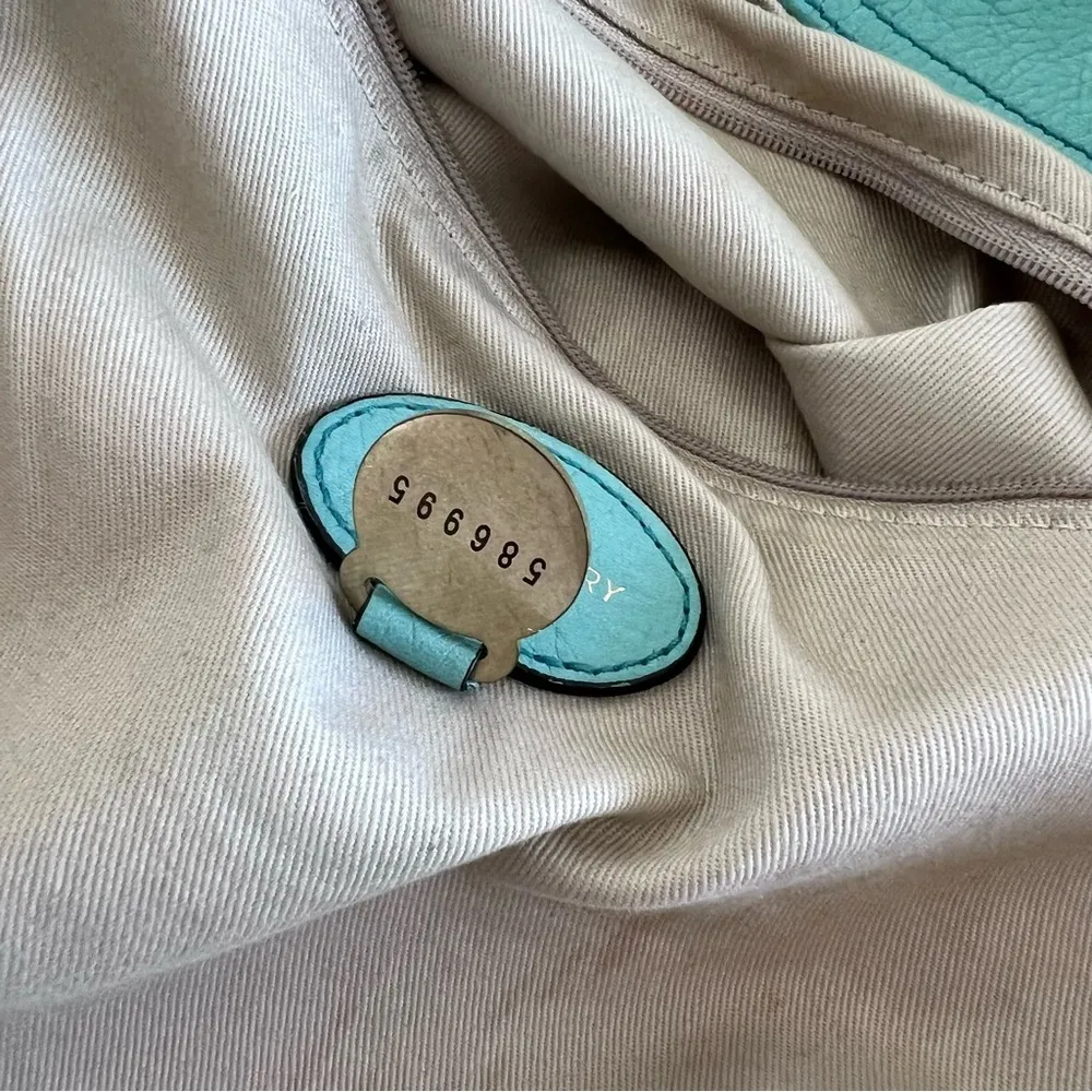 Mulberry Mitzy Medium Hobo Crossbody Messenger Emerald Pebbled - Image 11