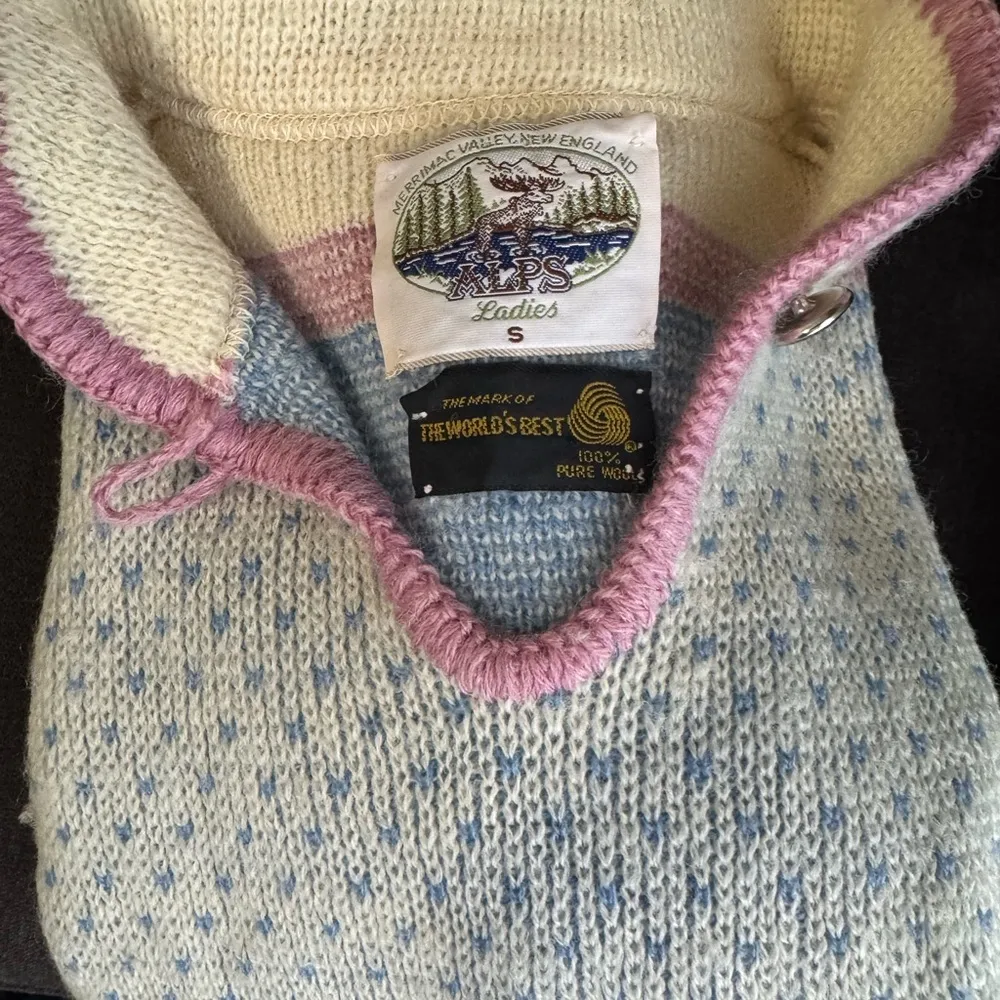 Vintage Ski Merrimack Valley New England “Alps” wool sweater in Sz Small - Image 7