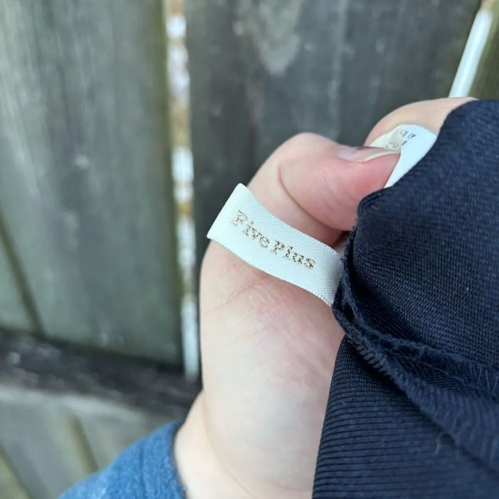 Five Plus Asian Navy Mini Dress Medium Blue - Image 5