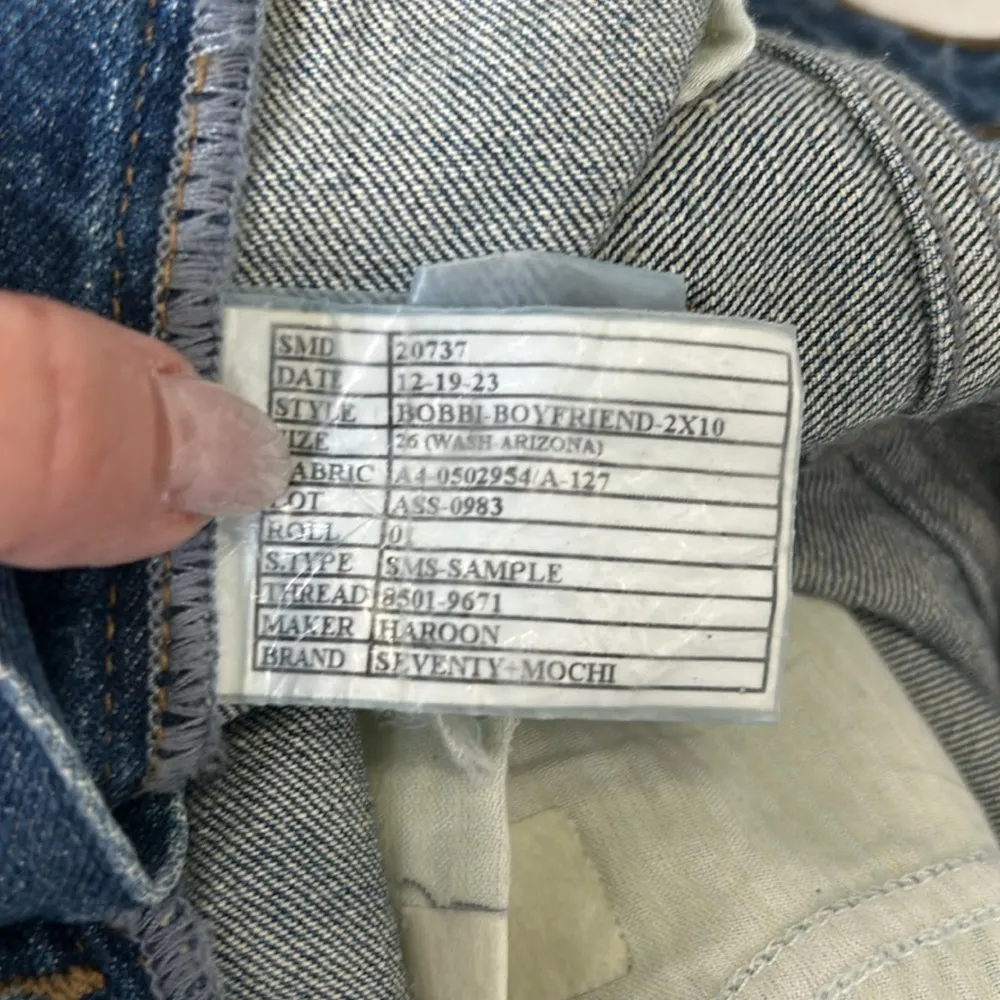 Seventy + Mochi Bobbi Boyfriend Jeans Arizona Wash Size 26 - Image 10