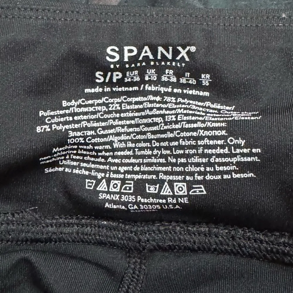 Spanx Black Camo The Get Moving Lined Shorts Women’s Small - Image 3