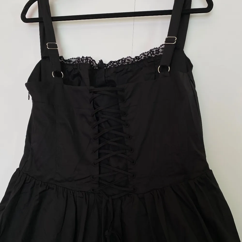 HOUSE OF CB 'Tatiana' Black Midi Sundress NWOT size XL‎ - Image 10