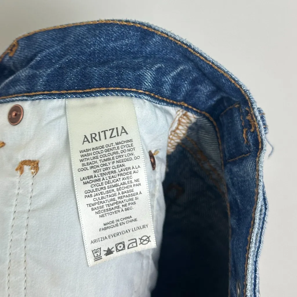 ARITZIA Denim Forum The ‘90s Vintage Micro Denim Skirt in Dark Bleu Eyeshadow - Image 7