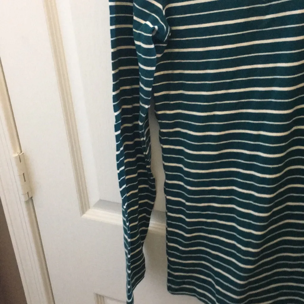 FINAL MARKDOWN Ladies faded glory long sleeved striped tee large - Image 2