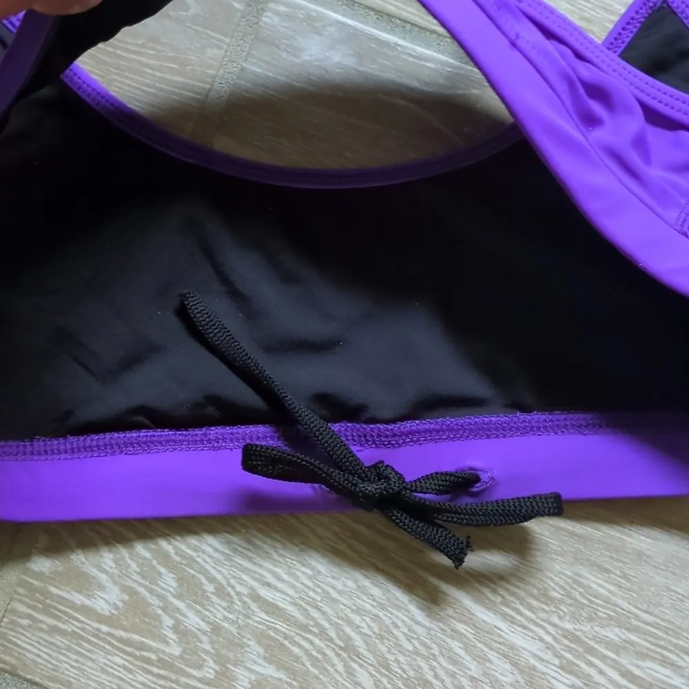 NWT Sporti Cross Back Lycra Swim Top Size M - Image 7