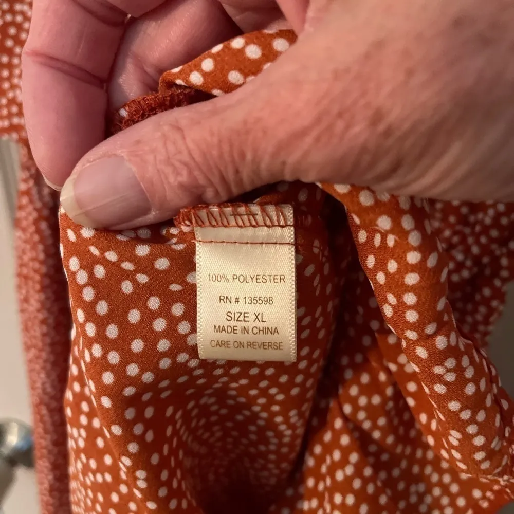 Liberty Love tie shoulder ruffle mini dress.​ - Image 11