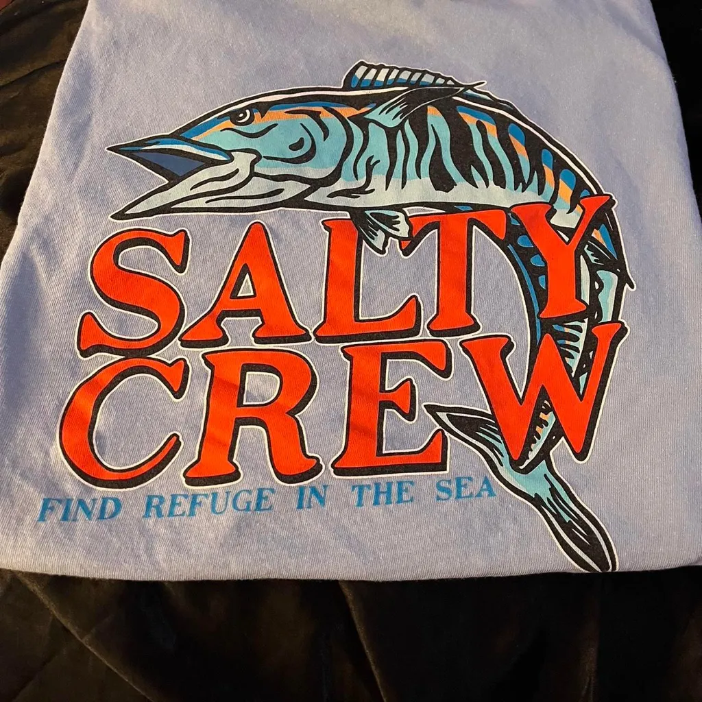 Salty Crew Sky Blue Tee - Image 4