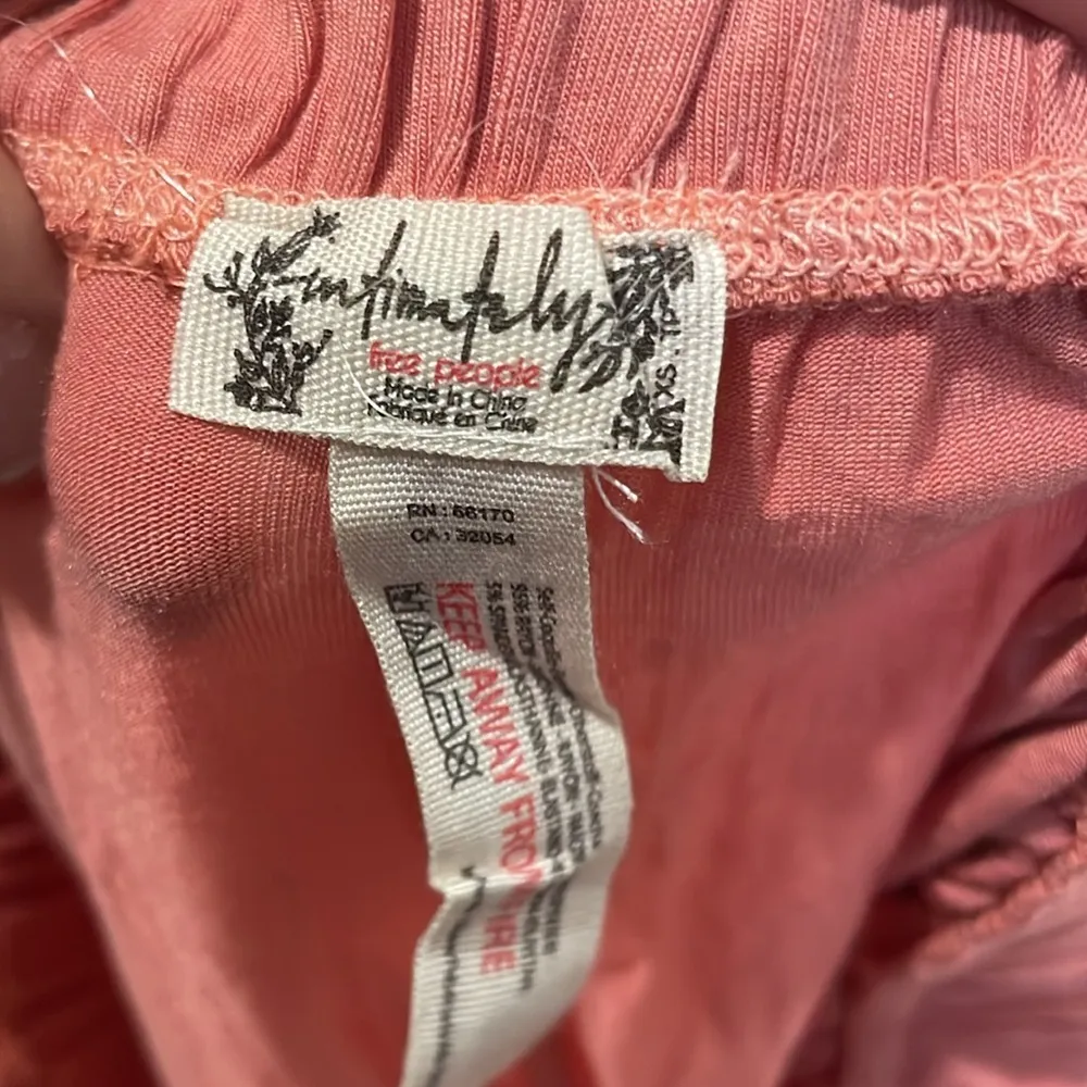 Free People Essential Pajama Pants Lipgloss Extra Small XS - Image 4