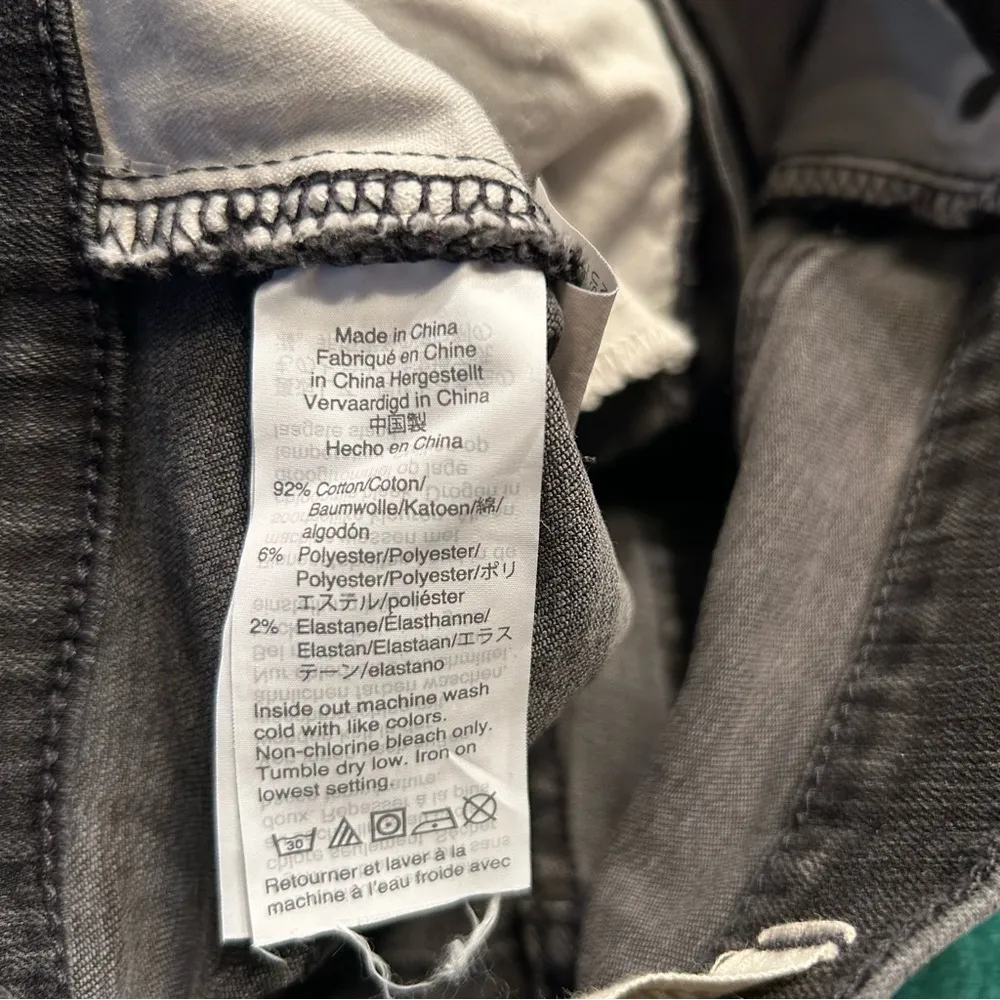 Madewell Washed Black Cali Demi Bootcut Denim Jeans Size 23 - Image 7