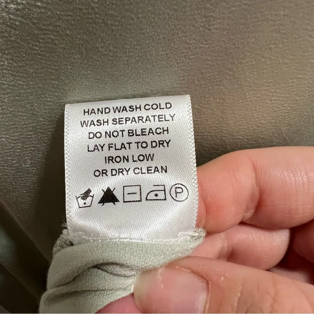 NEW NWOT  X Revolve Mikayla Strapless Maxi Gown In Sage Green - Image 12