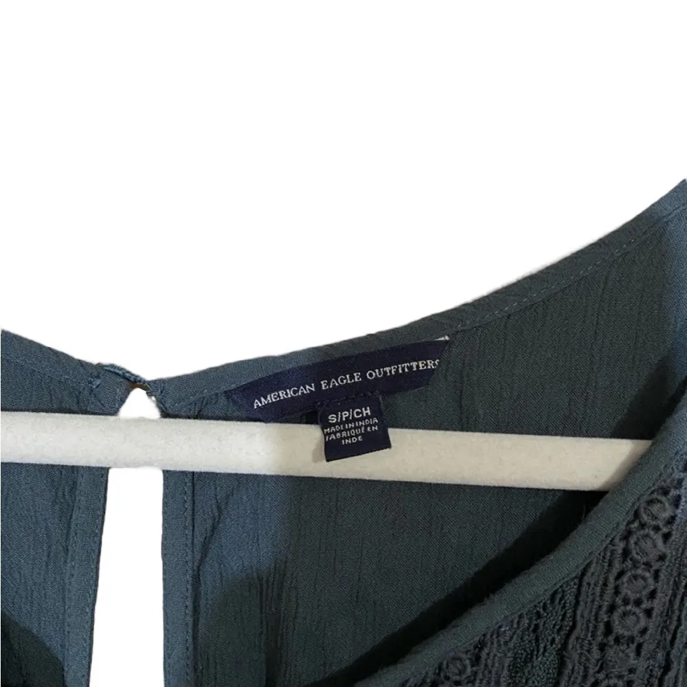 Light blue American Eagle Outfitters Romper Jumpsuit Women’s Size Small Medium! - Image 3