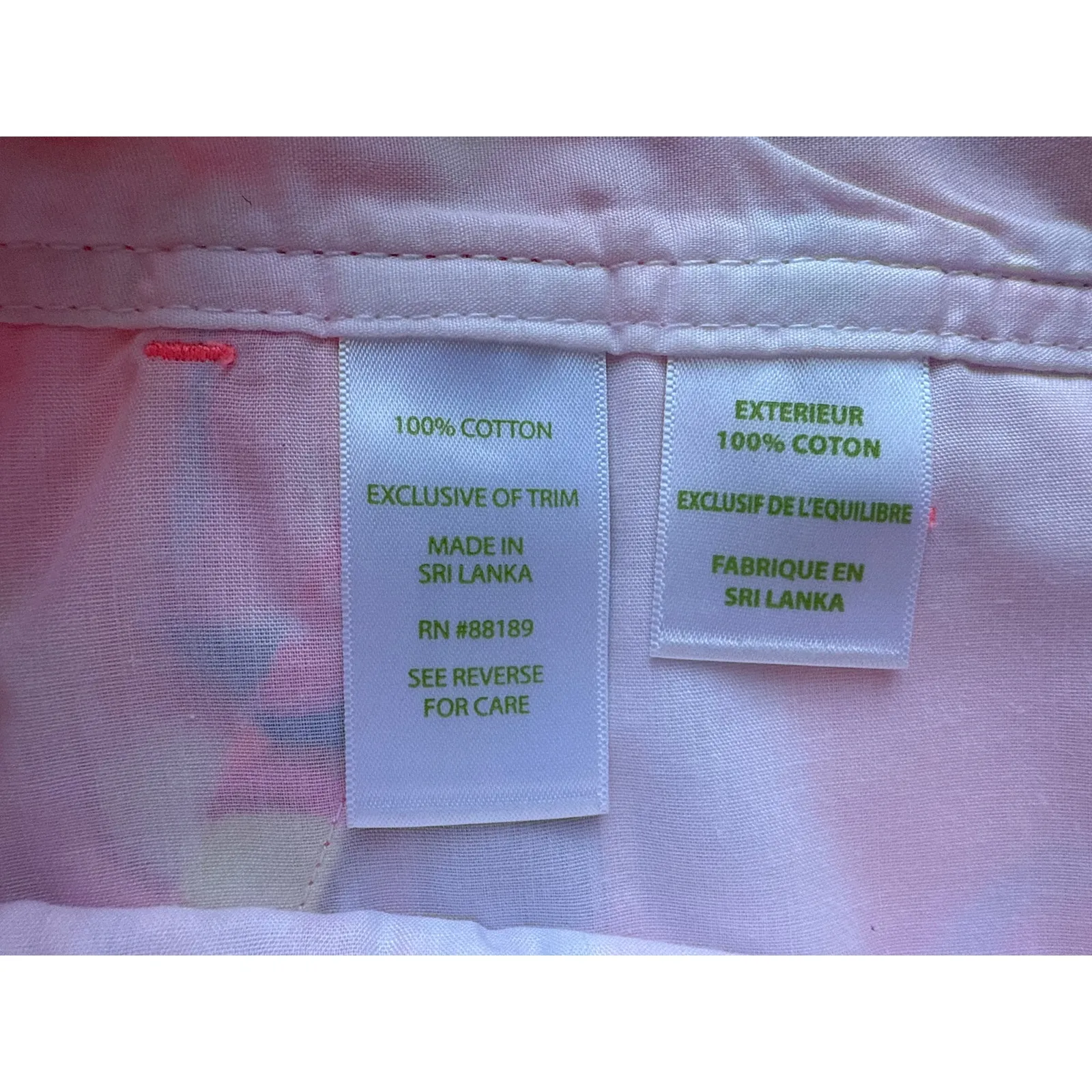 Lily Pulitzer The Walsh Short Cotton in Pink/ Blue Print Size 4 - Image 5