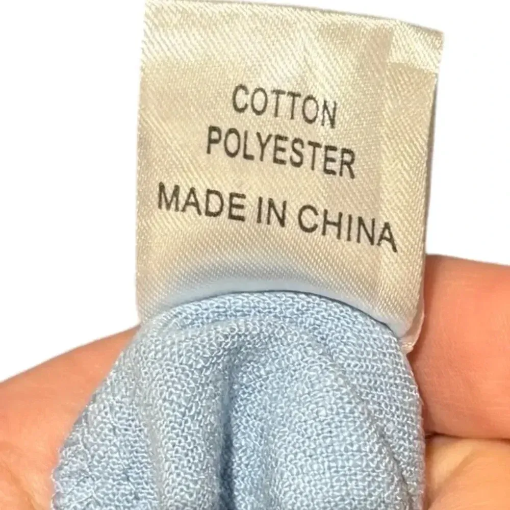 Princess Polly Light Baby Blue Fairy Babydoll Mini Dress with Slit Size 4‎ - Image 4