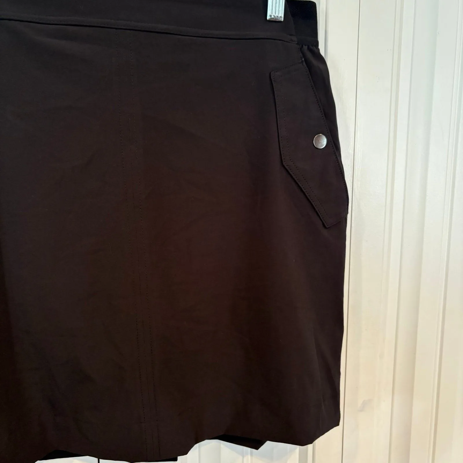 Athleta‎ Black Vienna Cargo Skort Size 10 - Image 4