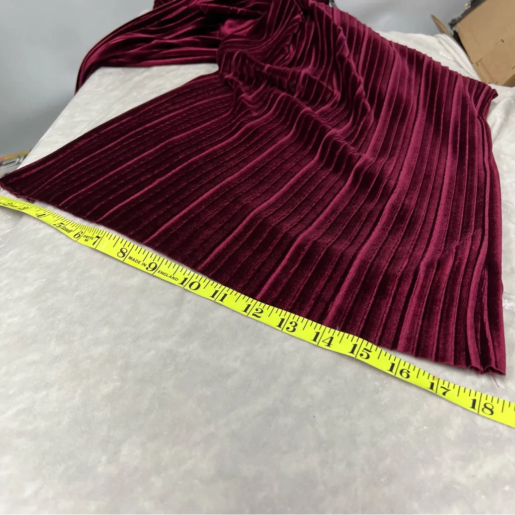 Velour one piece maroon burgundy Jumpsuit SHEIN curve 2xl - Image 6