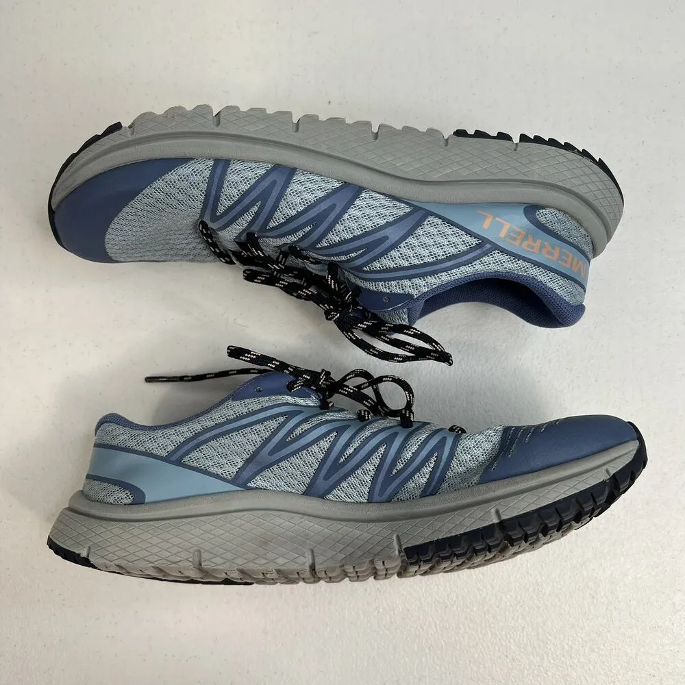 Merrell Size 8 Barefoot Sneaker Trail Glove 6 Shoes Blue Gray Minimalist J066434 - Image 2