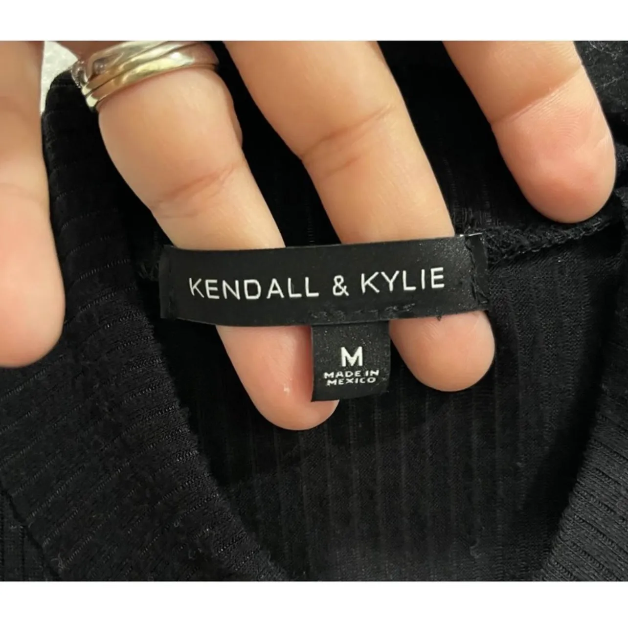 Kendall + Kylie  Overlay Mock Neck Dress - Image 8